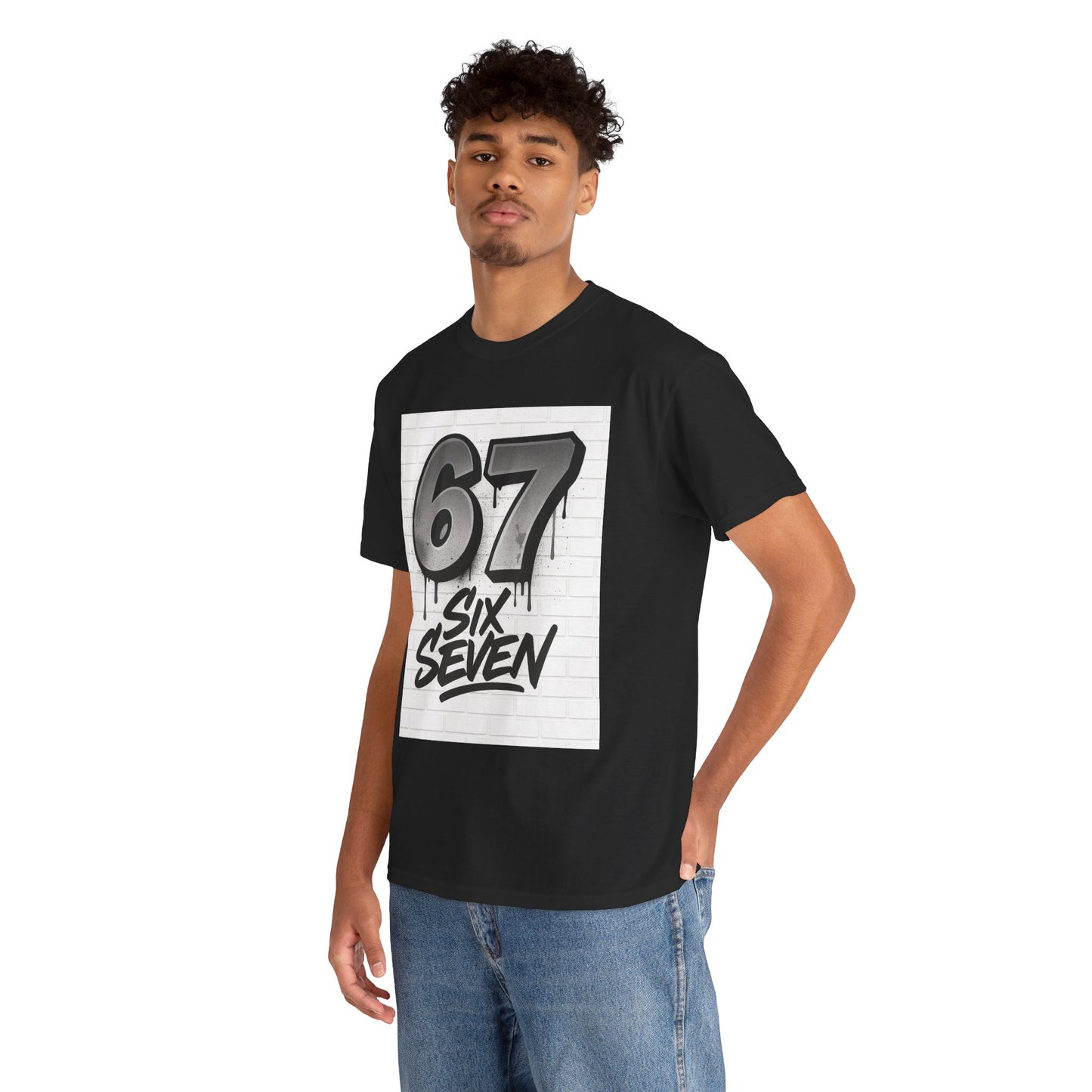 67 Graffiti Tee — "Six Seven" Urban Streetwear T-Shirt