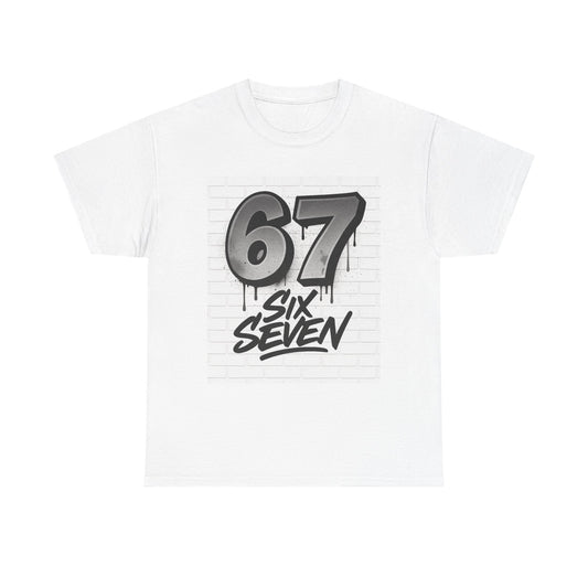 67 Graffiti Tee — "Six Seven" Urban Streetwear T-Shirt