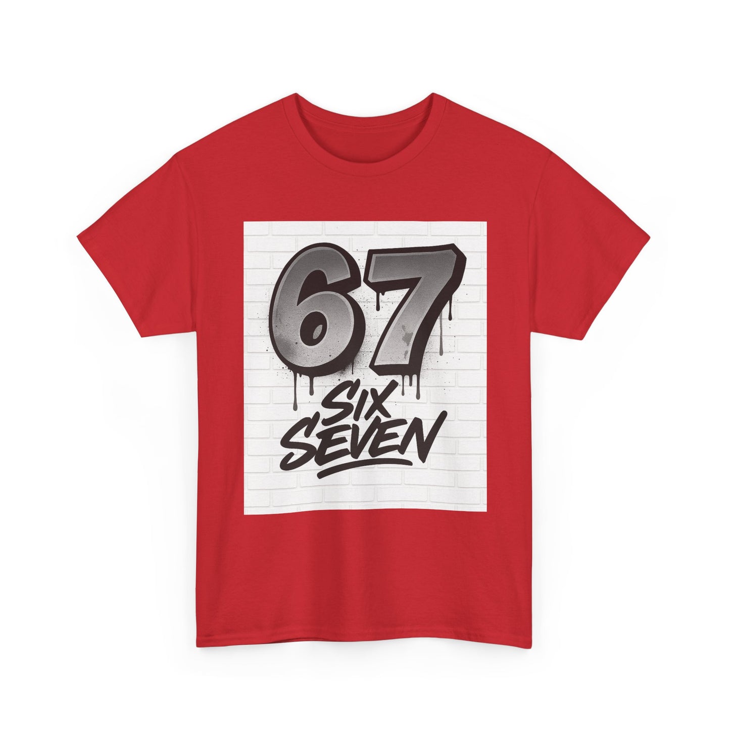 67 Graffiti Tee — "Six Seven" Urban Streetwear T-Shirt
