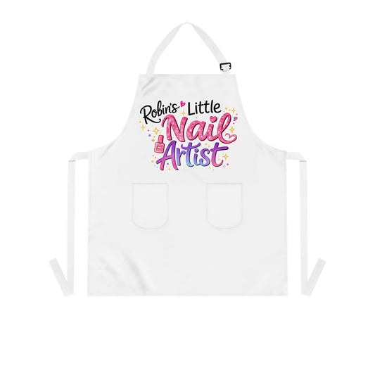 Personalized "Little Nail Artist" Apron – Kids Nail Tech Craft & Salon Apron