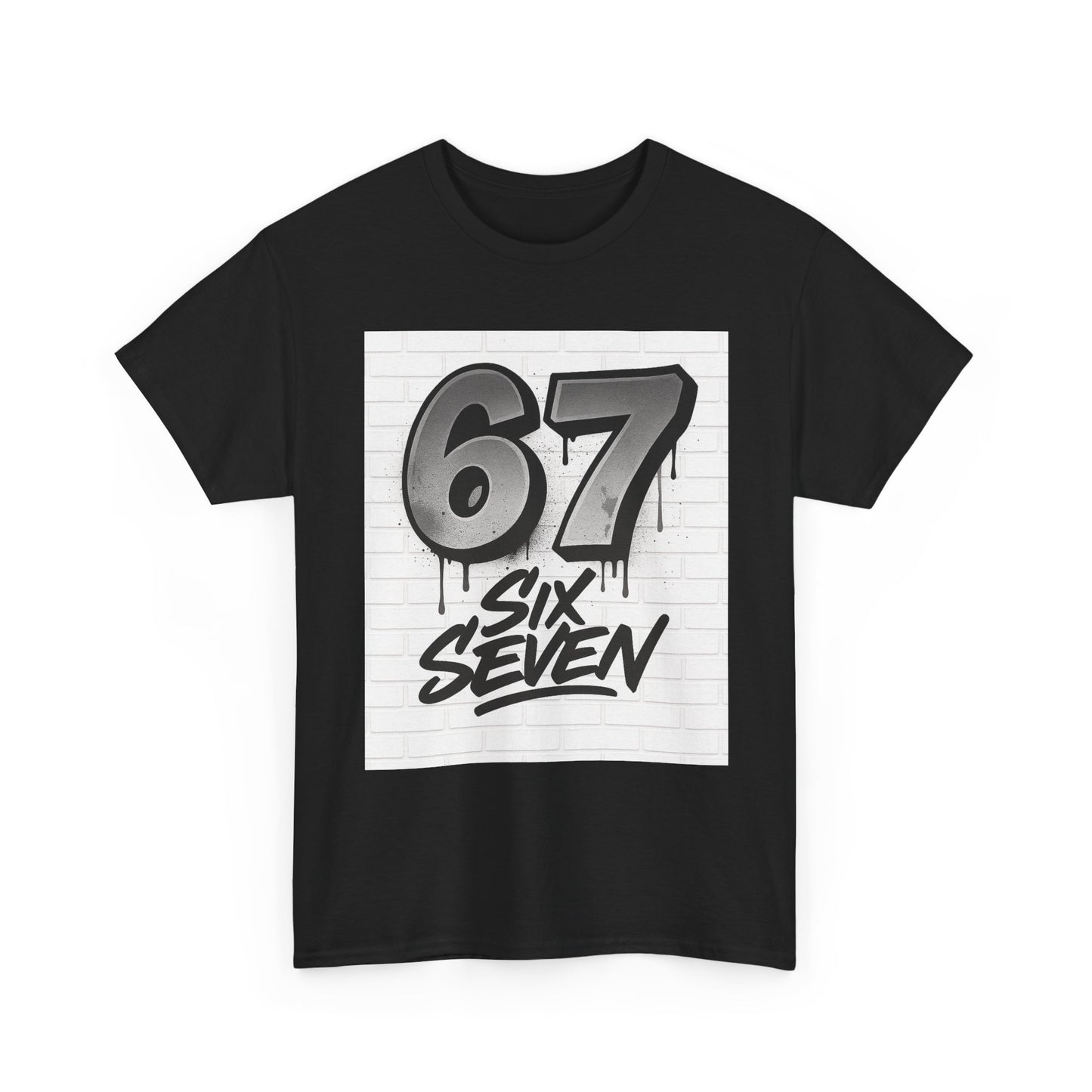 67 Graffiti Tee — "Six Seven" Urban Streetwear T-Shirt