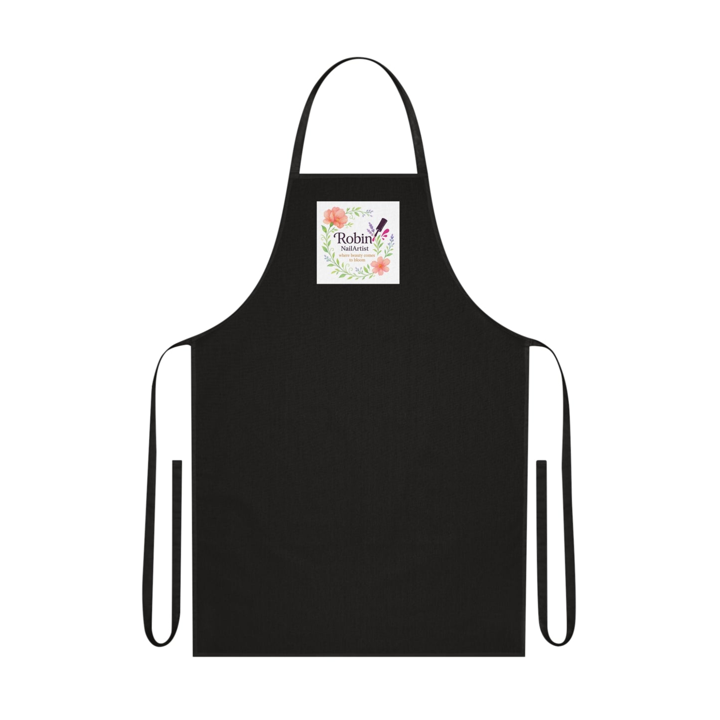 Personalized Floral 'Robin' Cotton Apron – Kitchen Baking Gardening Gift