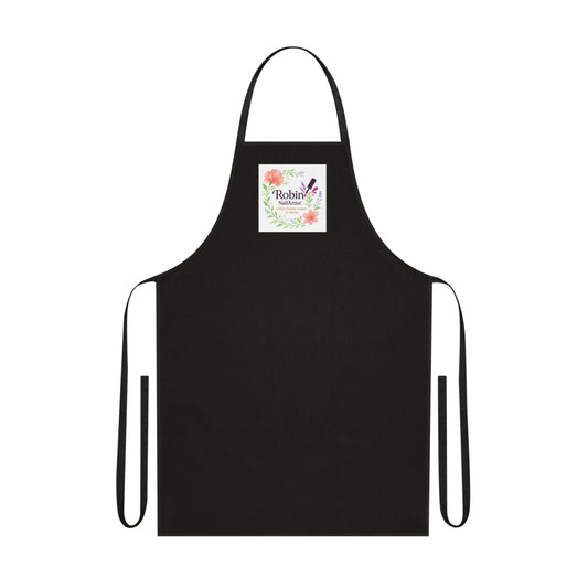 Personalized Floral 'Robin' Cotton Apron – Kitchen Baking Gardening Gift