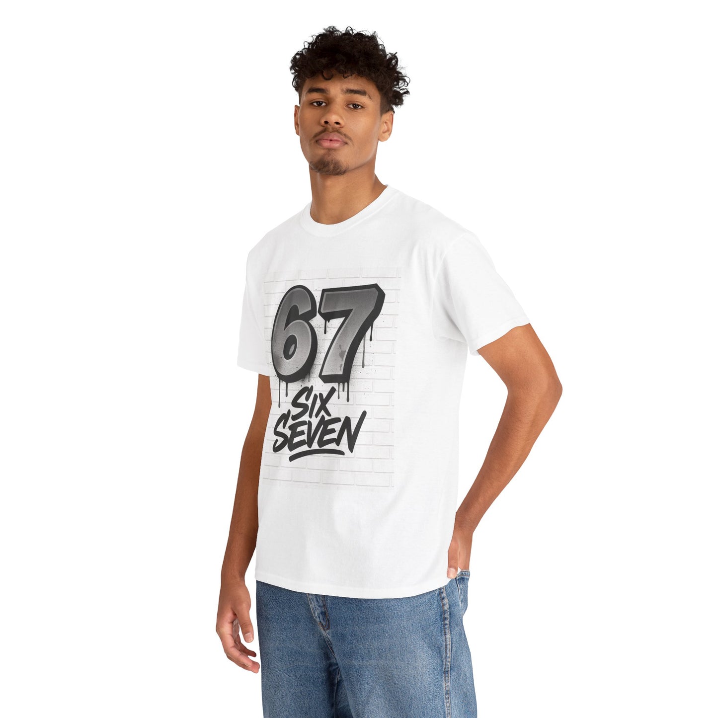67 Graffiti Tee — "Six Seven" Urban Streetwear T-Shirt