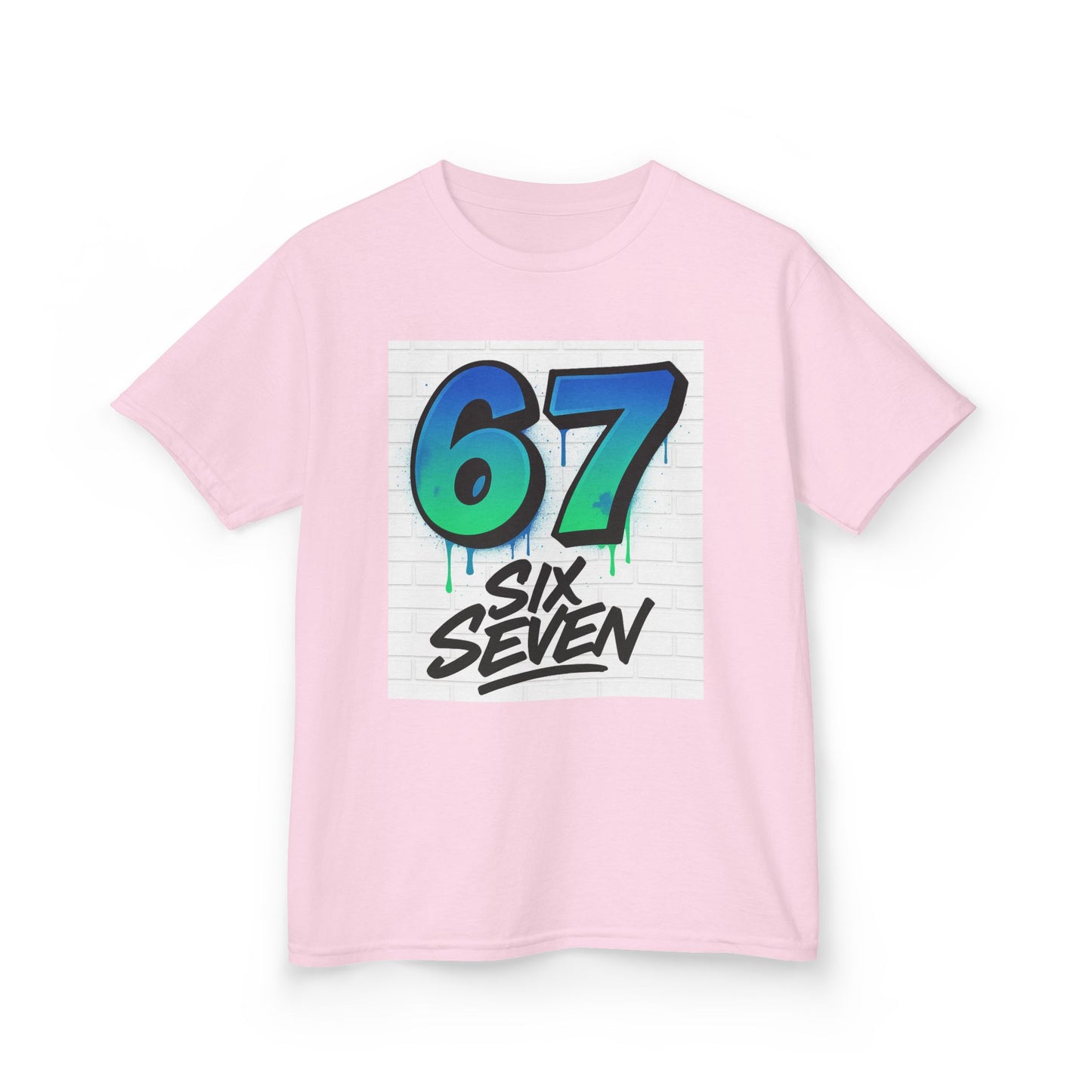 Kids Graphic Tee — '67 Six Seven' Bold Number Design