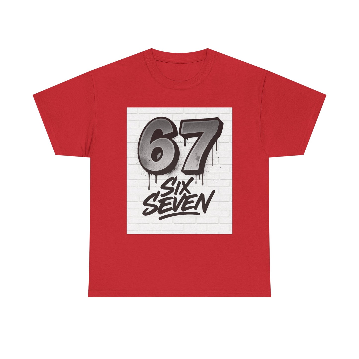 67 Graffiti Tee — "Six Seven" Urban Streetwear T-Shirt