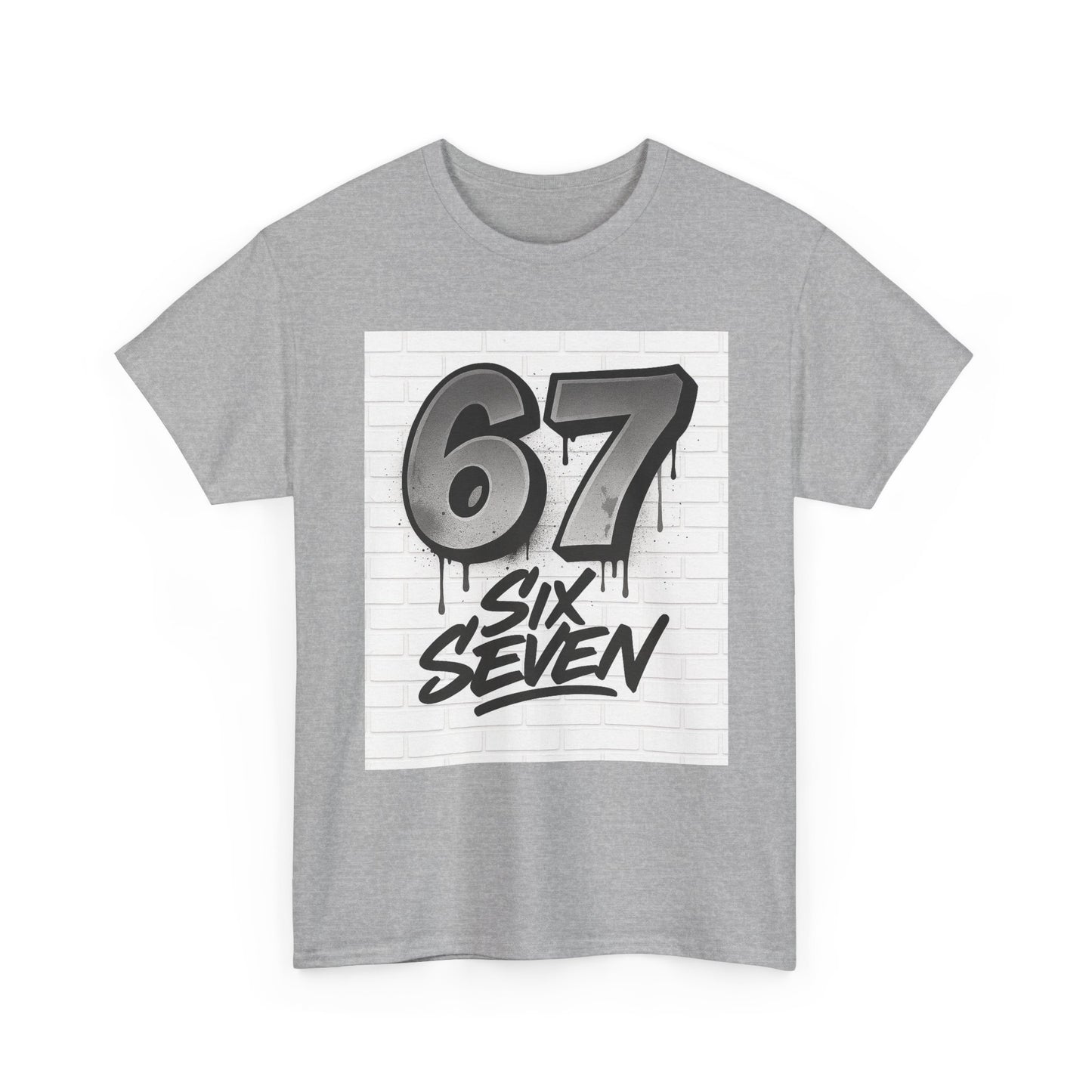 67 Graffiti Tee — "Six Seven" Urban Streetwear T-Shirt