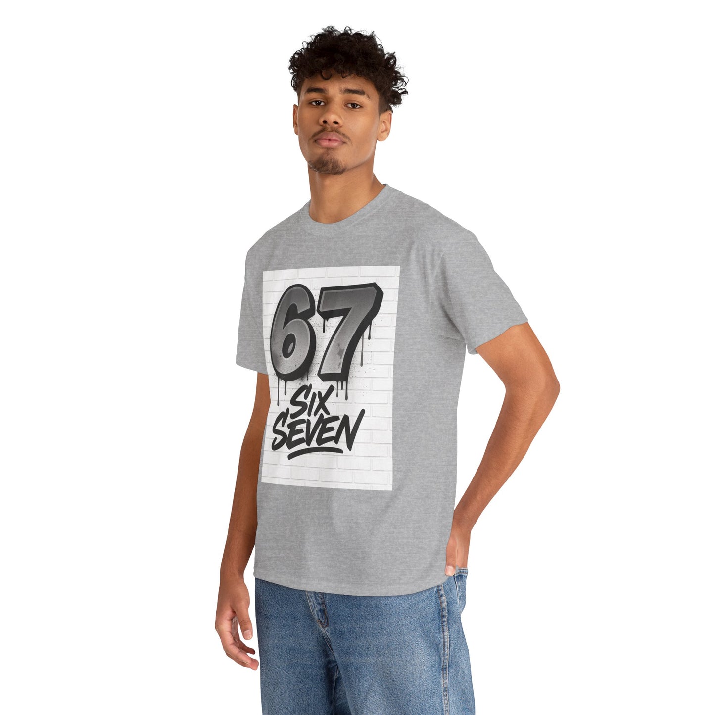 67 Graffiti Tee — "Six Seven" Urban Streetwear T-Shirt