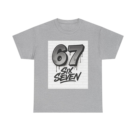 67 Graffiti Tee — "Six Seven" Urban Streetwear T-Shirt