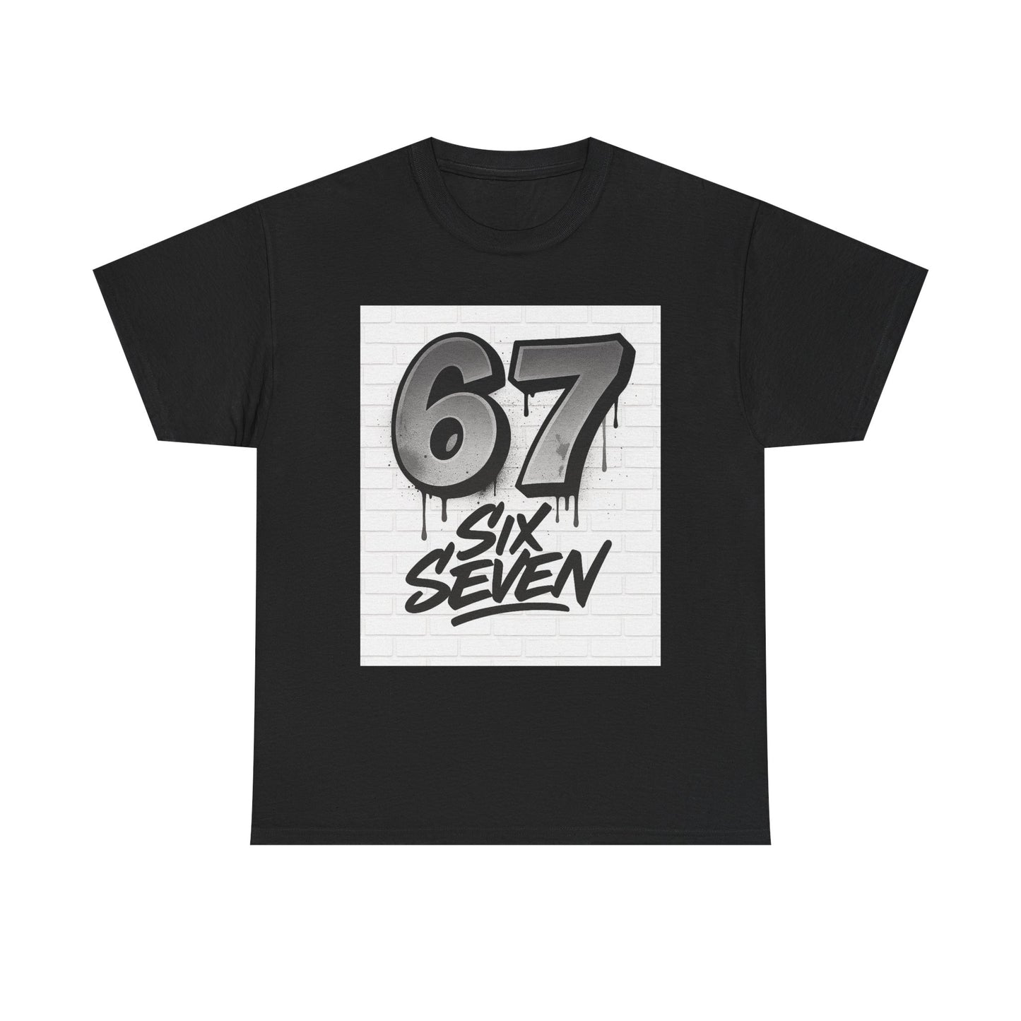 67 Graffiti Tee — "Six Seven" Urban Streetwear T-Shirt