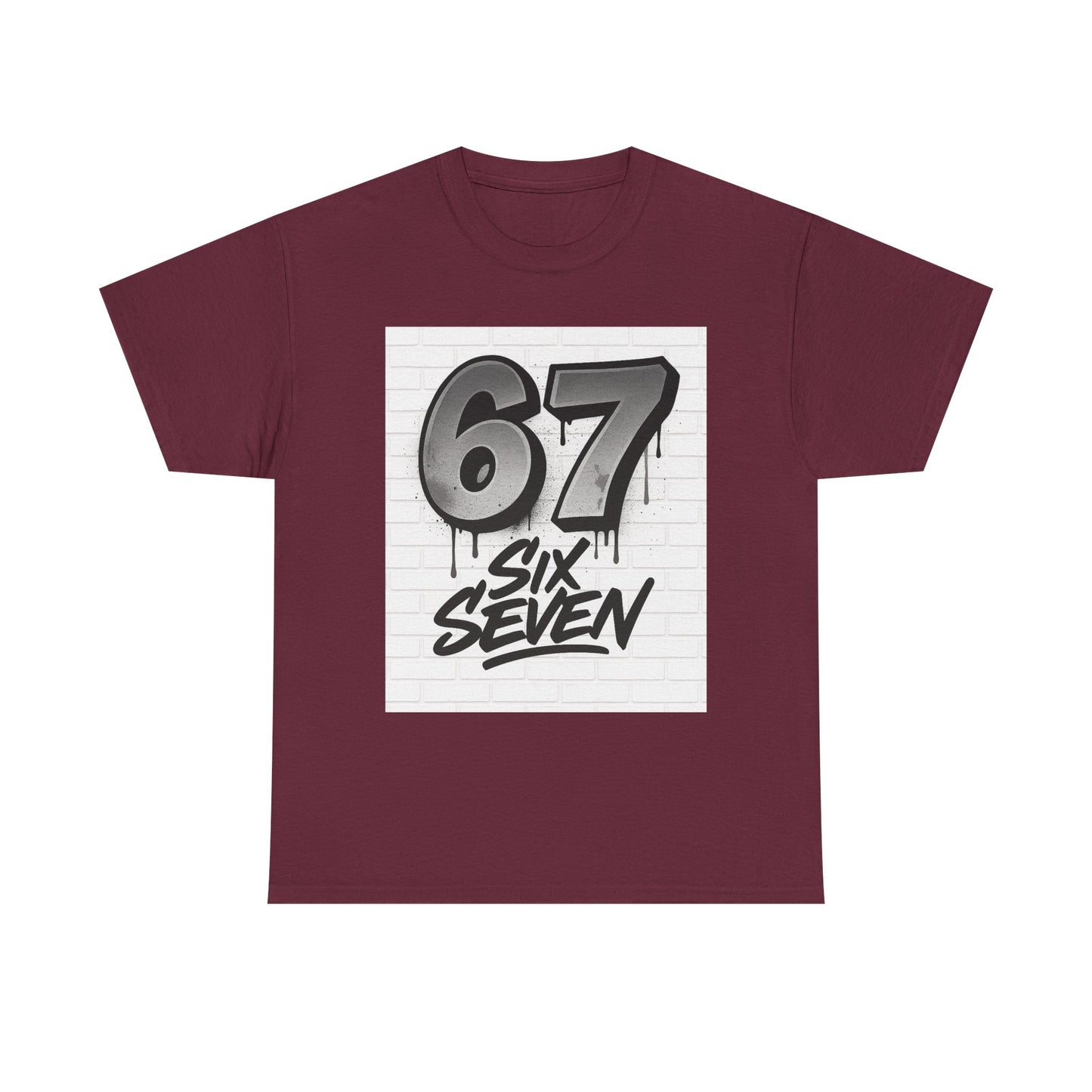 67 Graffiti Tee — "Six Seven" Urban Streetwear T-Shirt