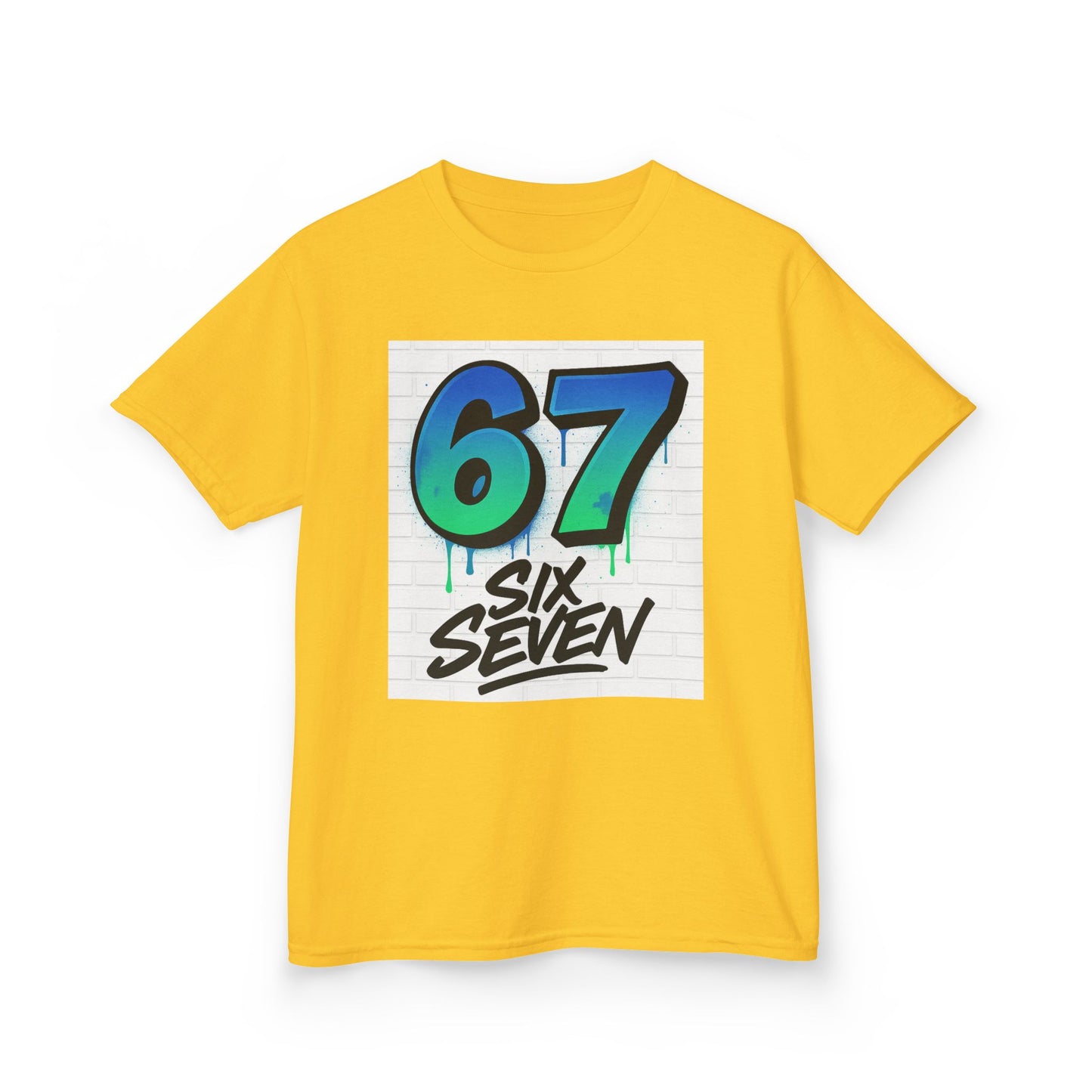 Kids Graphic Tee — '67 Six Seven' Bold Number Design
