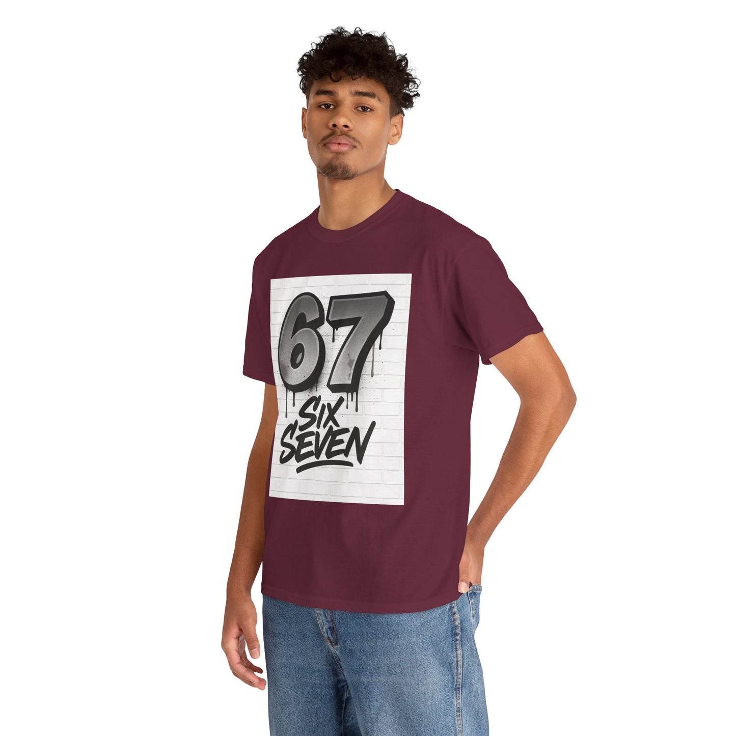 67 Graffiti Tee — "Six Seven" Urban Streetwear T-Shirt