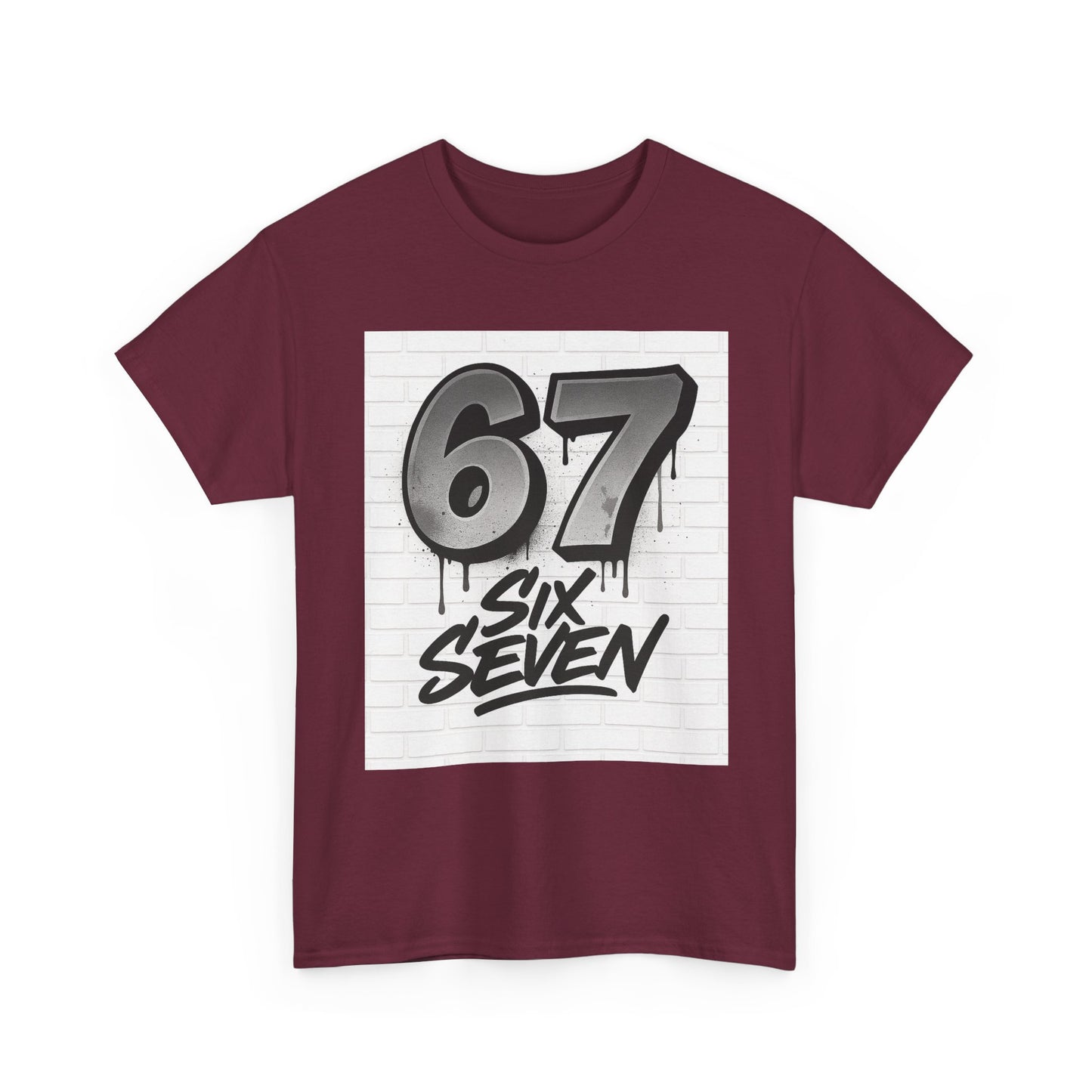 67 Graffiti Tee — "Six Seven" Urban Streetwear T-Shirt