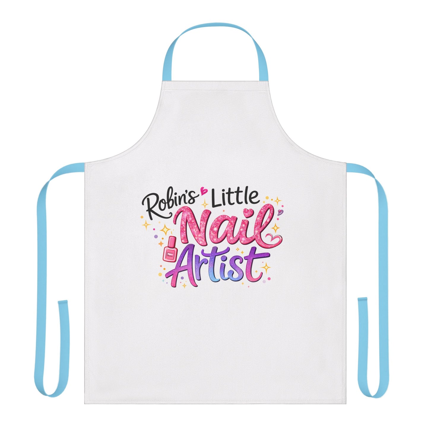 Apron — “Little Nail Artist” Personalized Kids Nail Tech Apron