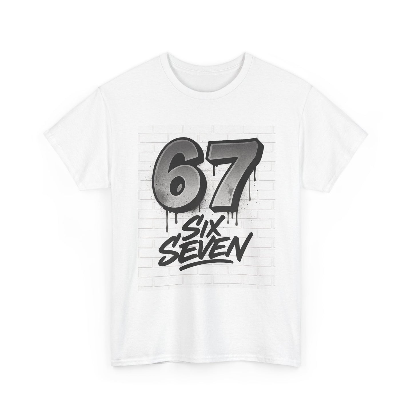 67 Graffiti Tee — "Six Seven" Urban Streetwear T-Shirt