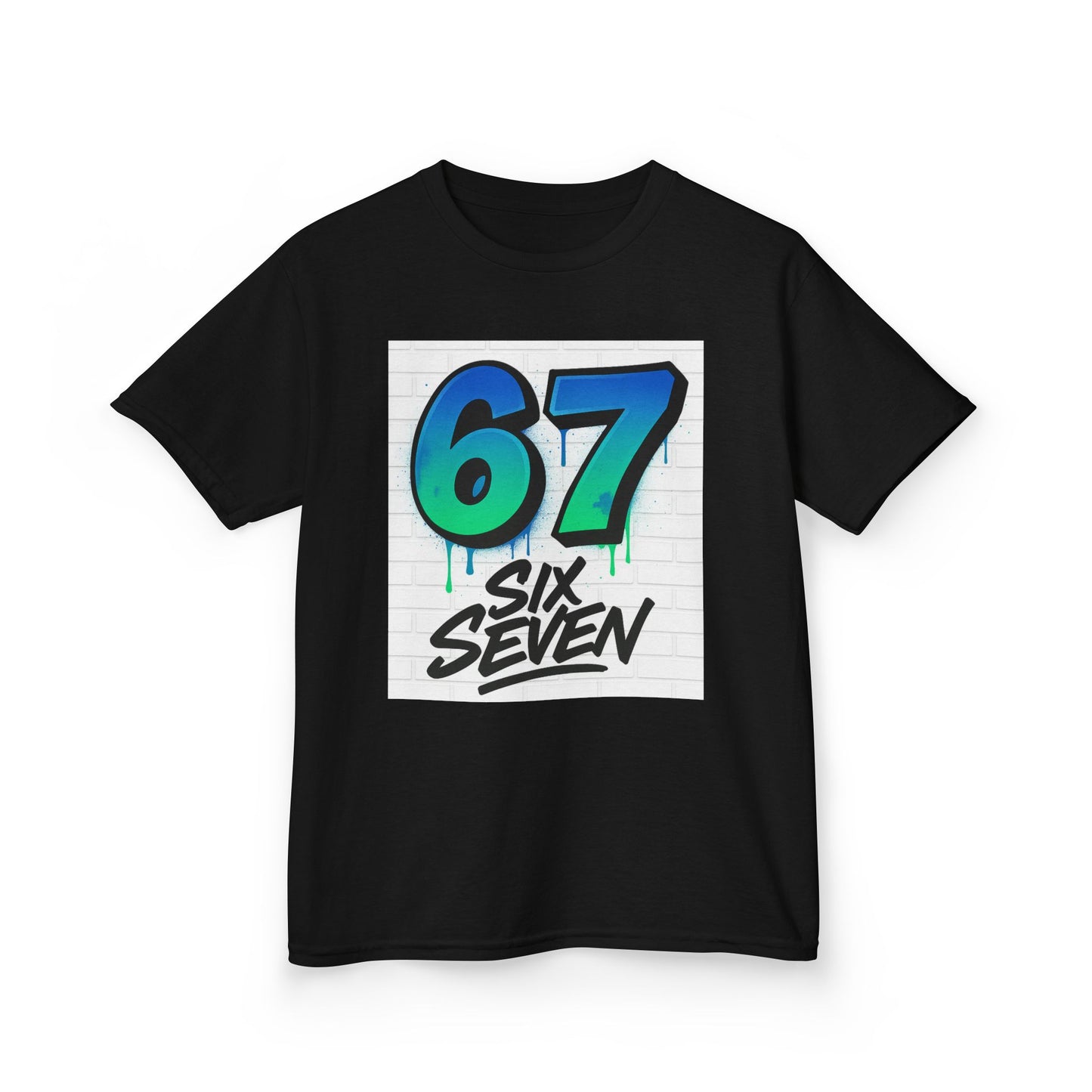 Kids Graphic Tee — '67 Six Seven' Bold Number Design