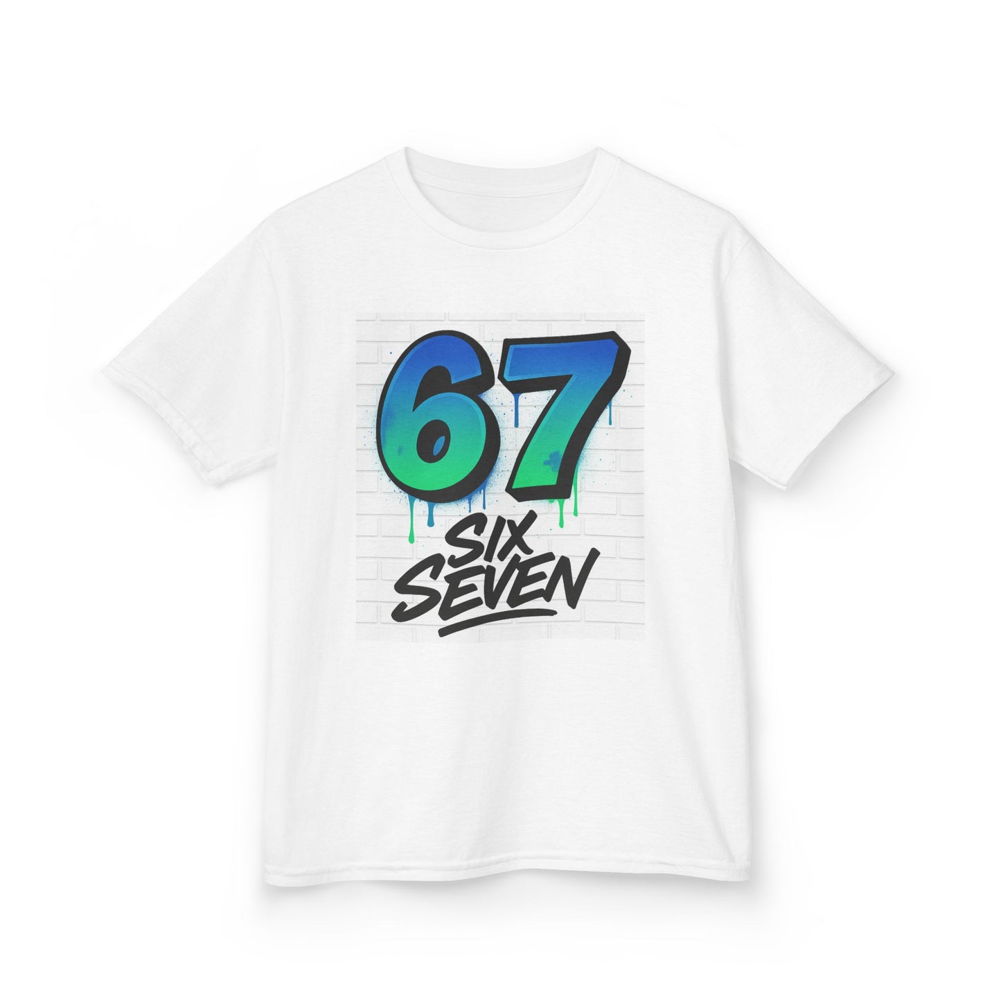 Kids Graphic Tee — '67 Six Seven' Bold Number Design