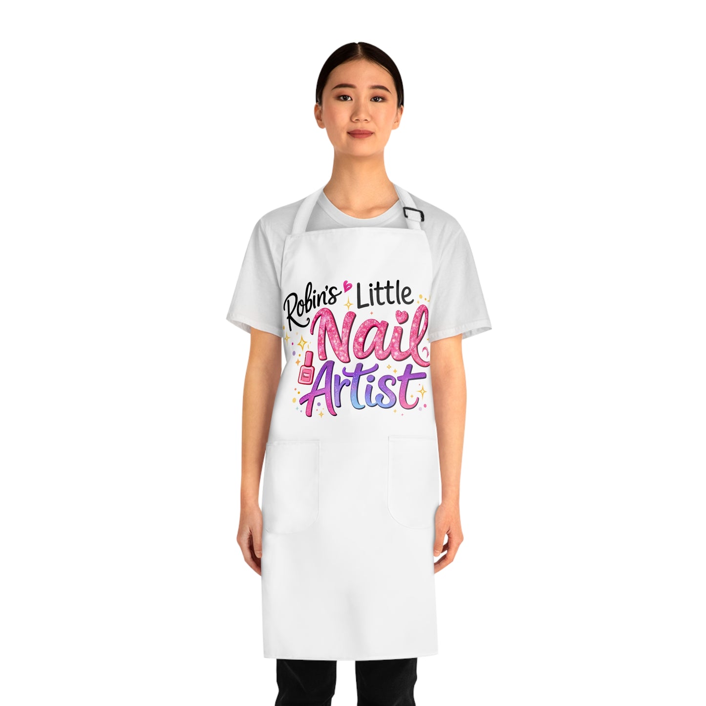 Personalized "Little Nail Artist" Apron – Kids Nail Tech Craft & Salon Apron