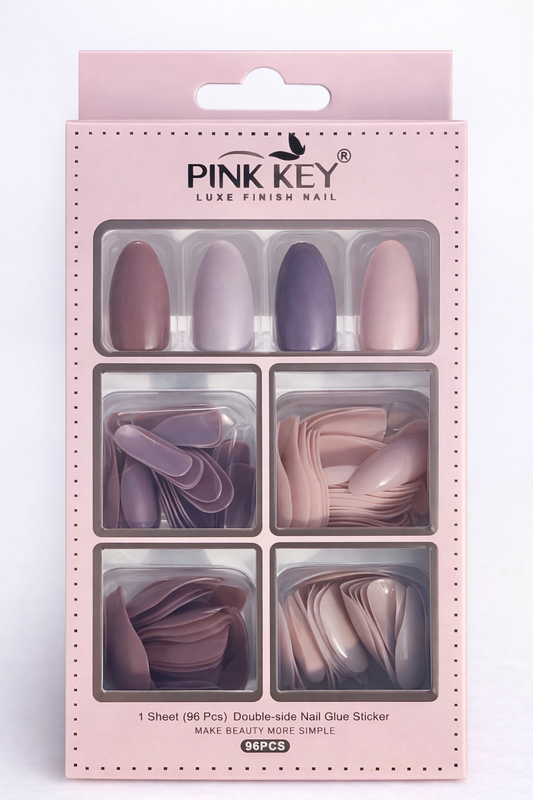 Press-Ons "CASHMERE" Almond Shape