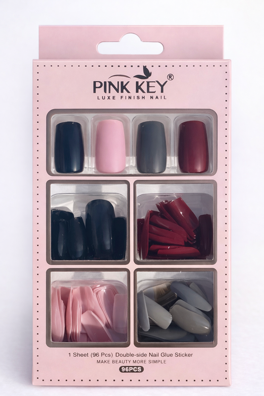 Press-Ons "FASHIONISTA" Square Shape